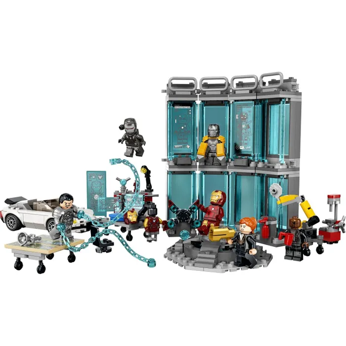 Конструктор LEGO Super Heroes Оружейная Железного человека Iron Man Armory 496 элементов