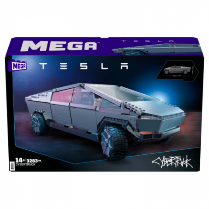 Игрушка Tesla Cybertruck Mega Construx 3283 детали