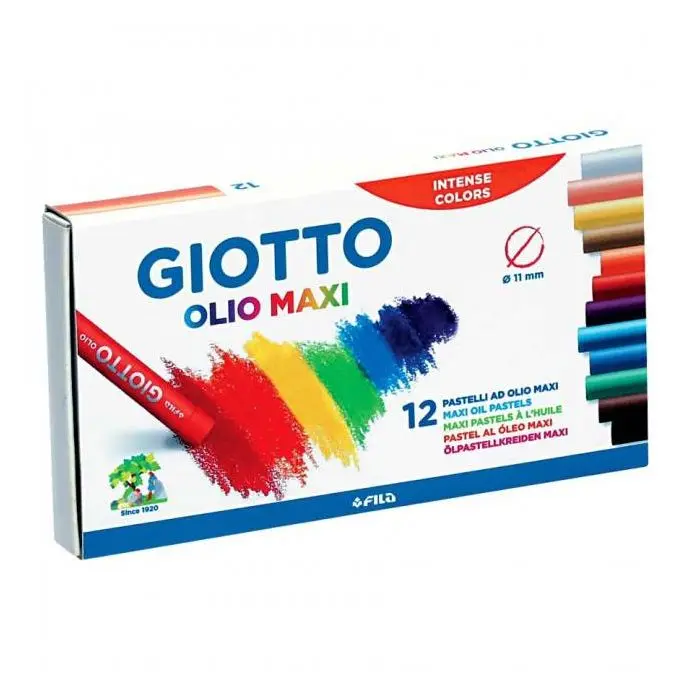 Набор масляной пастели Giotto Olio 12 цветов 