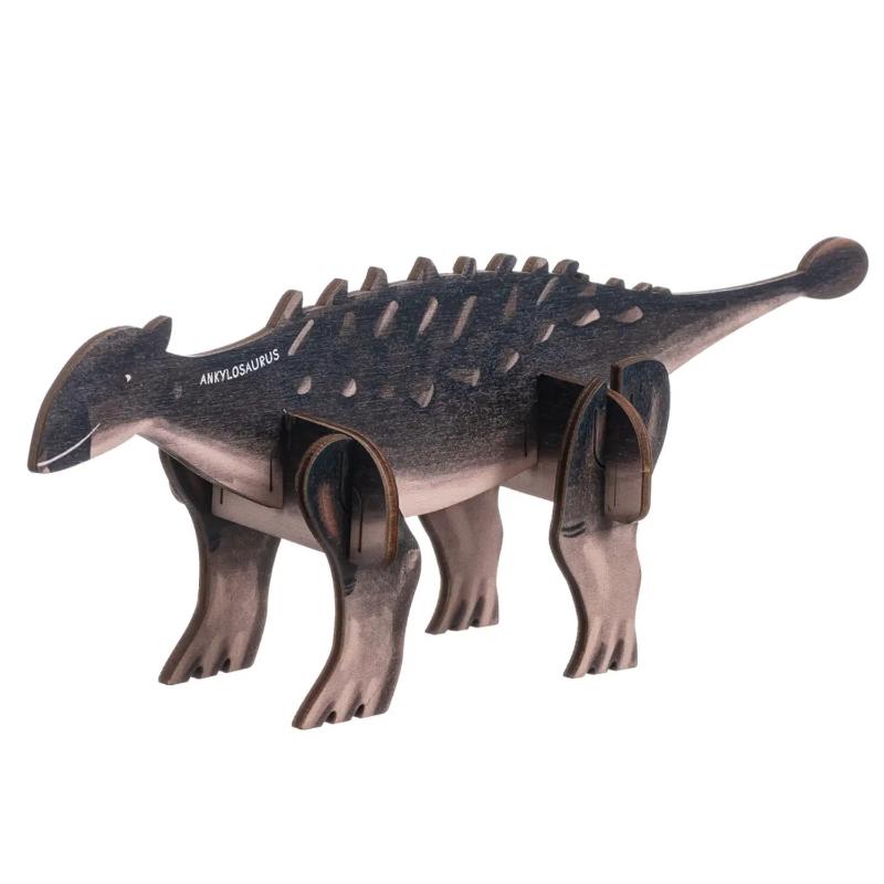 3D-конструктор деревянный Кувырком Самые миролюбивые динозавры