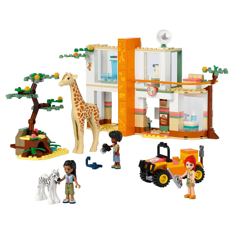 Конструктор LEGO Friends Спасательная станция Мии для диких зверей Mia's Wildlife Rescue 430 деталей