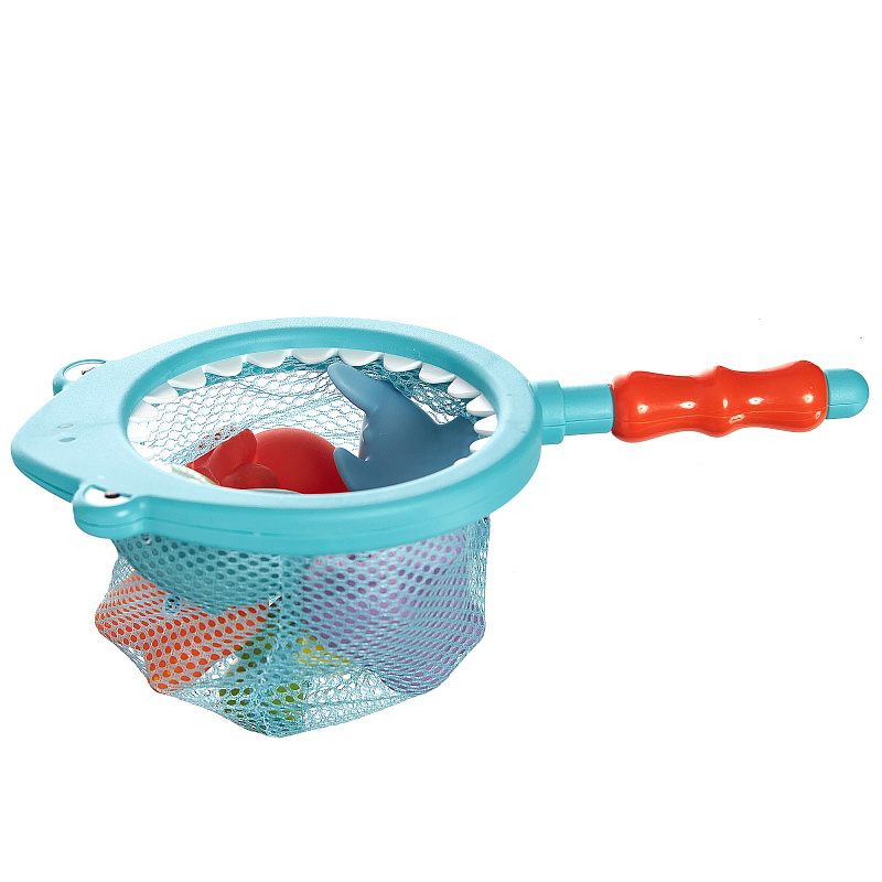 Игровой набор Рыбалка для ванной Морские обитатели Ing Baby 7 предметов