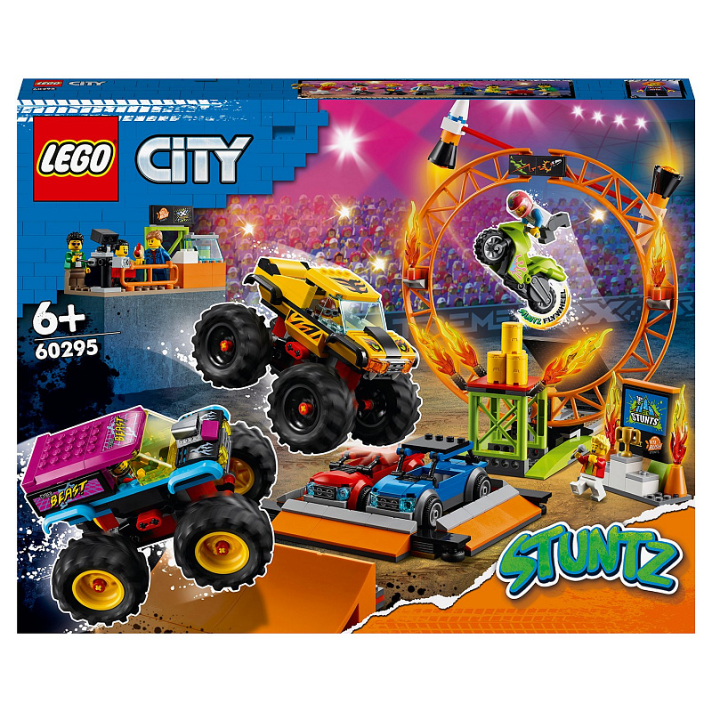 Конструктор LEGO City Stuntz Арена для шоу каскадёров