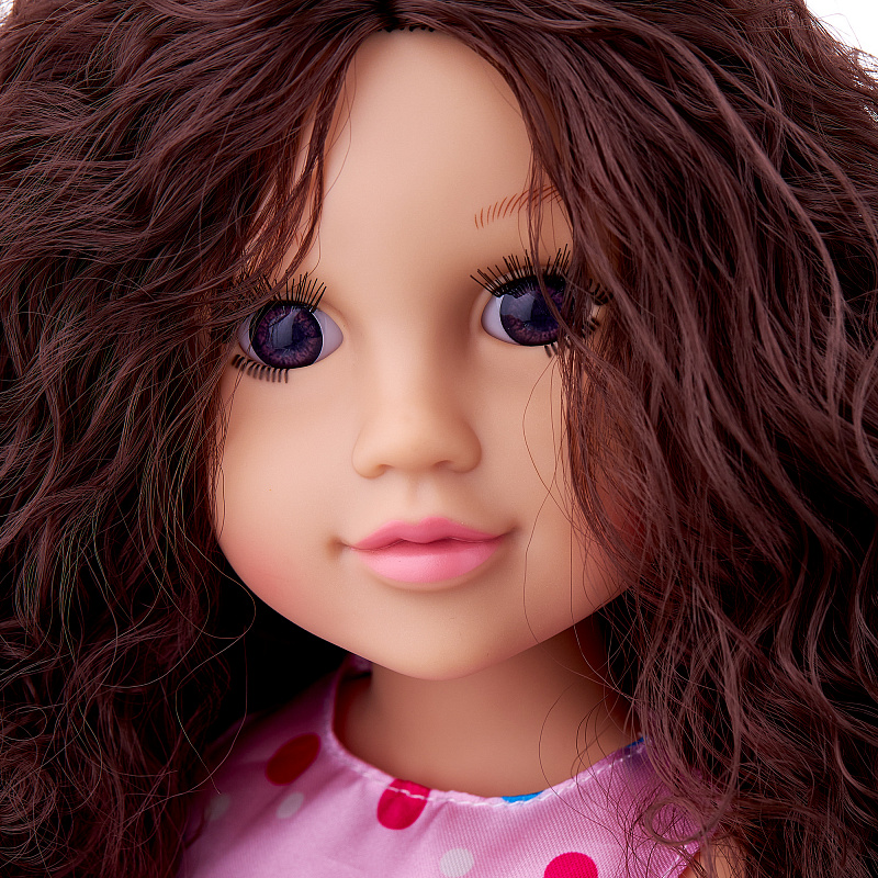 Кукла-подружка Моника с тёмными волосами Mary Ella 45 см
