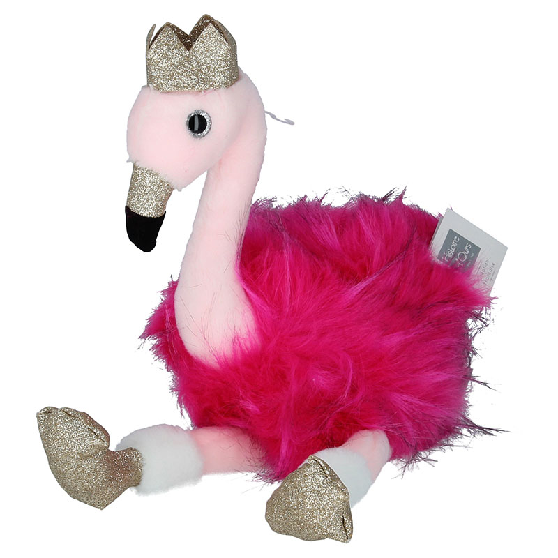 Мягкая игрушка Розовый фламинго Doudou 30 см