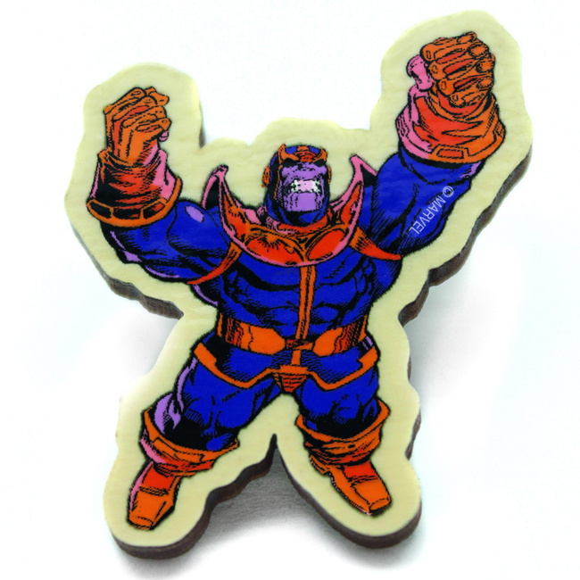 Значок деревянный Марвел Комикс Танос