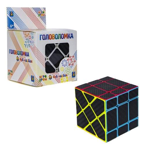 Головоломка Куб карбон треугольники 5,5 х 5,5 см 1 Toy