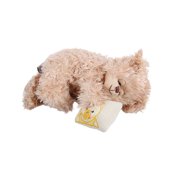 Мягкая игрушка Спящий медведь Дарлинг с подушкой Settler Bears 27 см