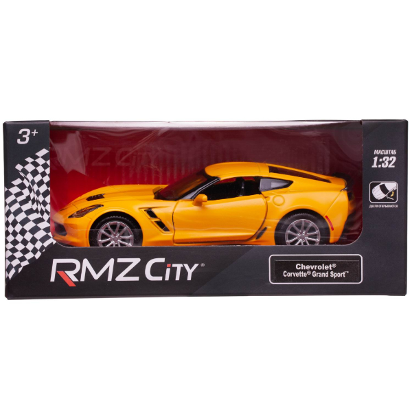 Машинка металлическая Uni-Fortune RMZ City Chevrolet Corvette Grand Sport 1:32 