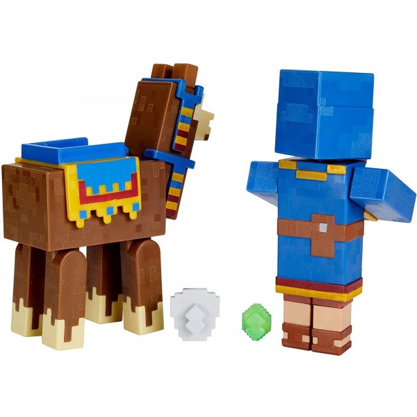 Набор фигурок Странствующий торговец и Лама Minecraft в ассортименте