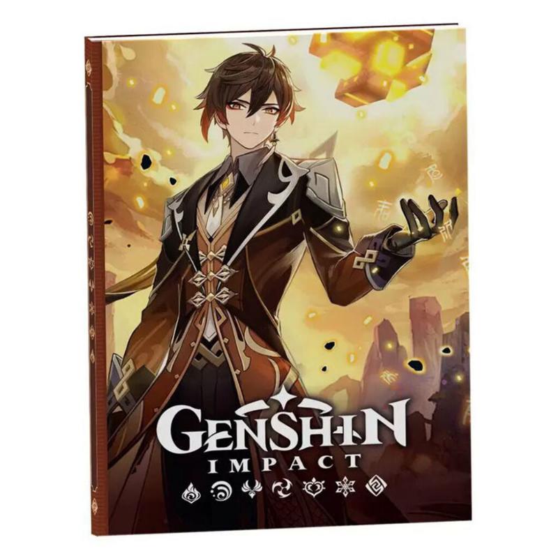 Книга Росмэн Genshin Impact с наклейками