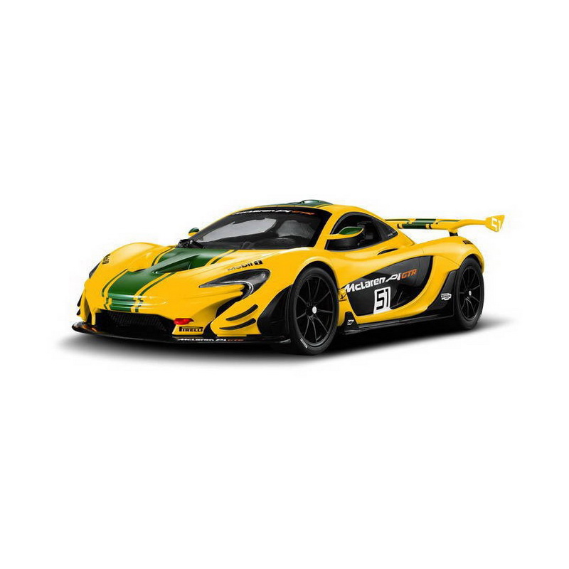 Машина р/у 1 14 McLaren P1 GTR, 33,6*14,2*8,6 см, цвет жёлтый 27MHZ