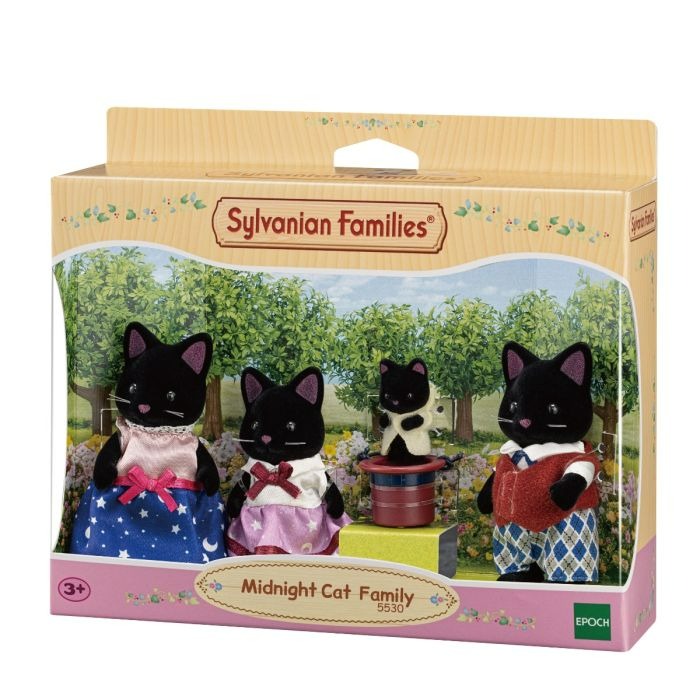 Набор фигурок Семья Черных котов Sylvanian Families