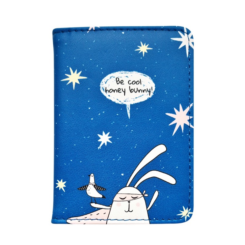 Обложка для проездного билета звезды Be Smart Bunny 8 х 10 см