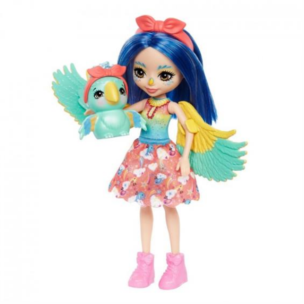 Кукла Попугай Прита и питомец Флаттер Enchantimals 15 см