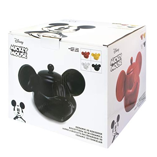 3D Ваза для печенья Disney "Mickey Mouse" черная