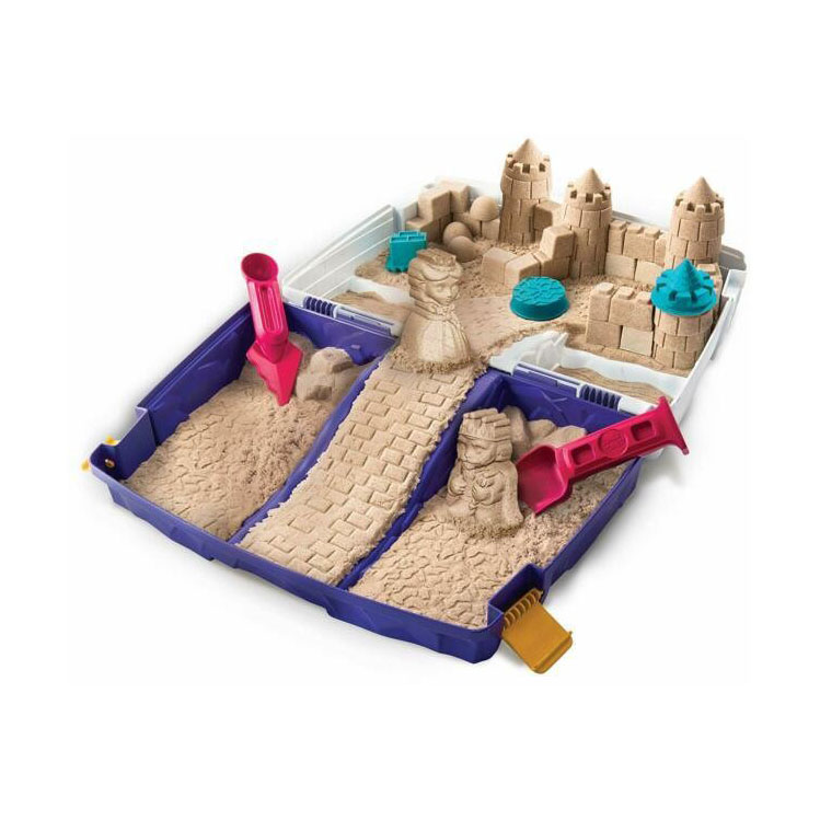 Кинетический песок набор для лепки с лотком-песочницей
