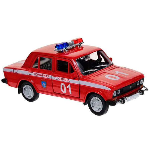 Модель машины Lada 2107 пожарная охрана Welly