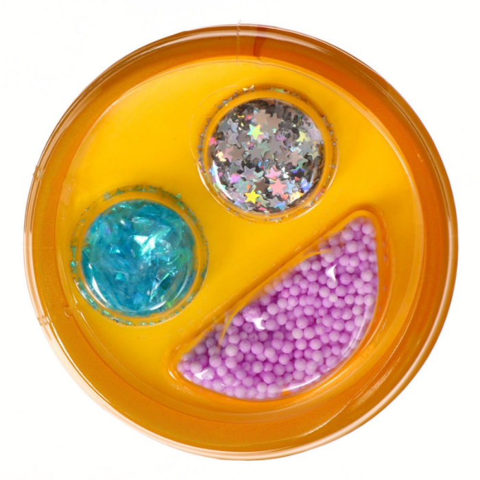 Игрушка в наборе модели Slime Emoji голубой
