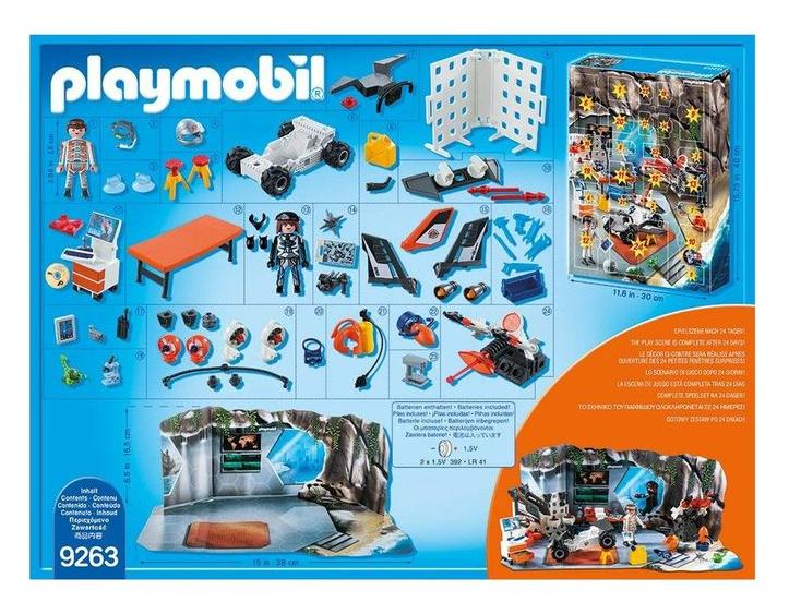 Конструктор Playmobil "Адвент-календарь. Суперагенты"