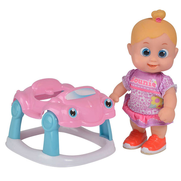 Кукла Бони 16 см с машиной Beanie Babies Bouncin Babies