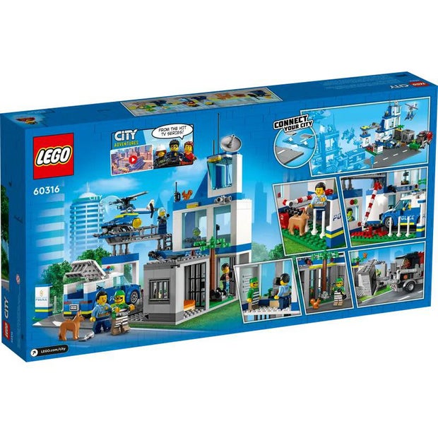 Конструктор LEGO City Полицейский участок 668 деталей