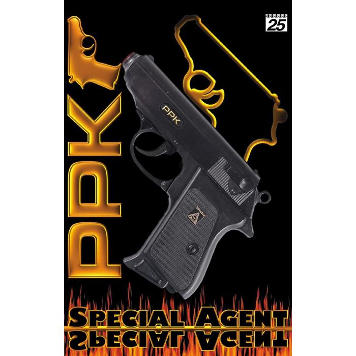 Пистолет Special Agent PPK 25-зарядные Gun 158 мм