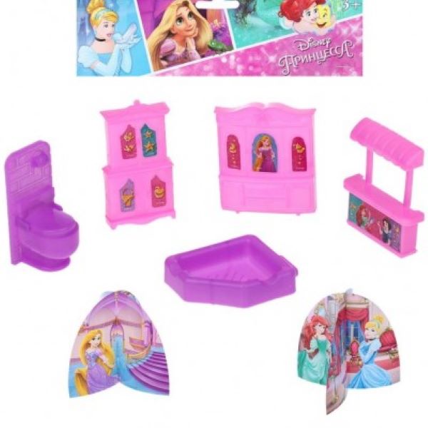 Набор мебели для кукол Disney Микс  5 предметов Принцессы