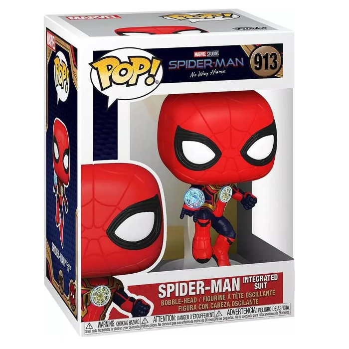 Фигурка Funko Pop Человек паук Marvel Spiderman No Way Home Spiderman Integrated Suit