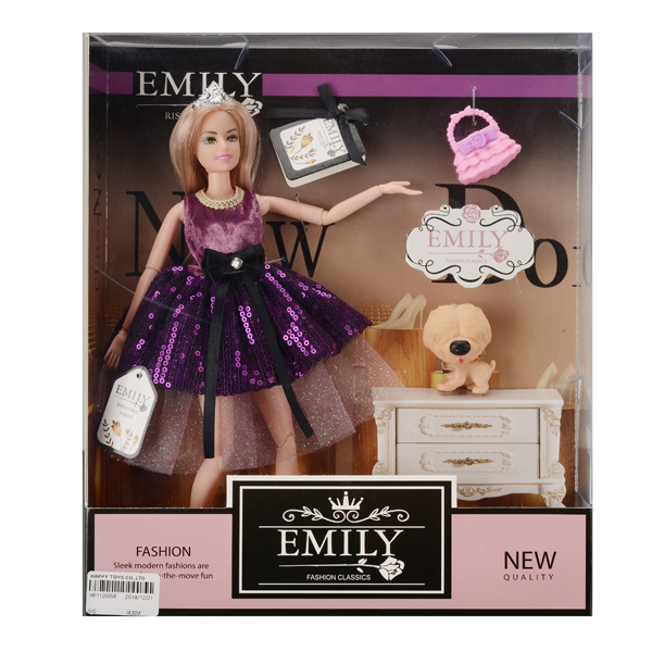 Кукла Эмили Фиолетовый блеск Emily 28 см