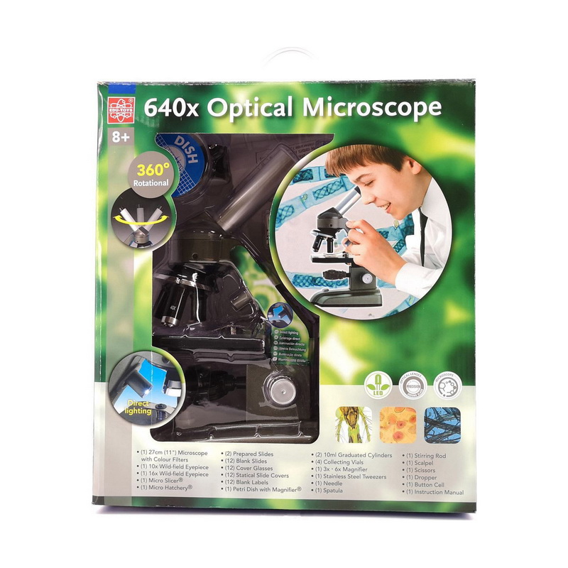 Набор для опытов и экспериментов Микроскоп 640x
