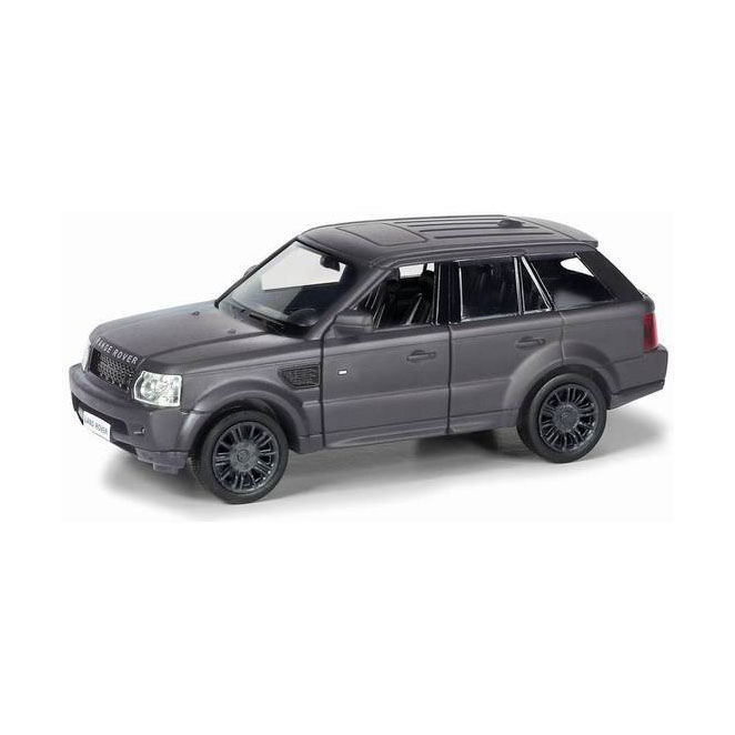Машина металлическая RMZ City 1 32 Range Rover Sport инерционная, черный матовый цвет, 16.5 x 7.5 x