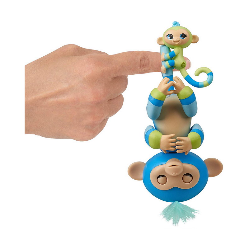 Интерактивная ручная обезьянка Fingerlings Билли с малышом