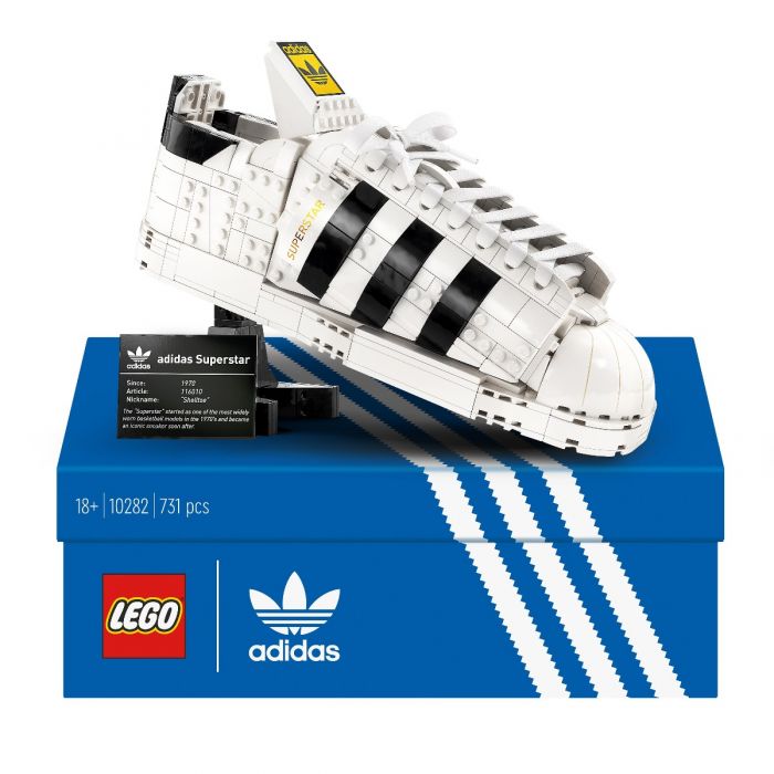 Конструктор LEGO Icons Кроссовки Adidas Originals Superstar