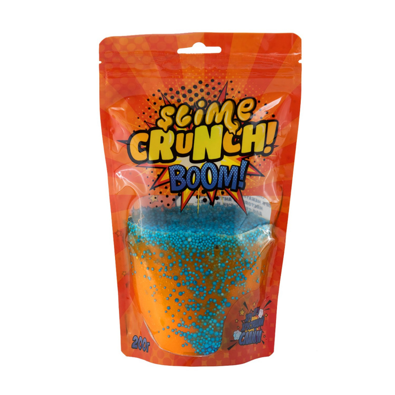Слайм Crunch- slime BOOM с ароматом апельсина, 200 г