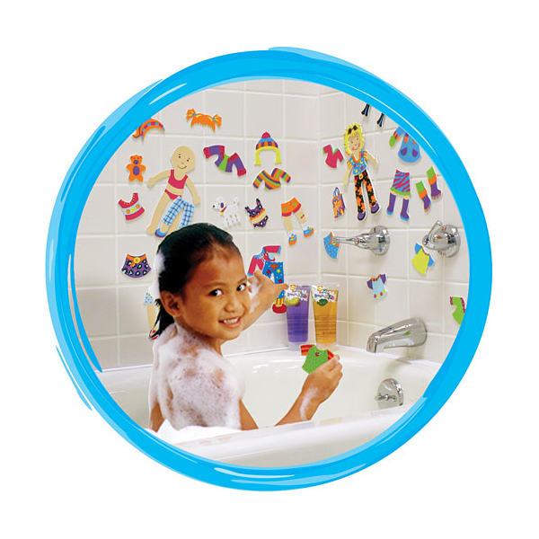 Набор фигурок-стикеров для ванны Одень куклу 31 предмет