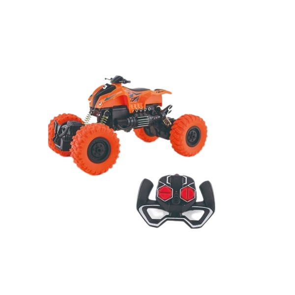 Квадроцикл на радиоуправлении Sind toys 1:18 оранжевый со светом