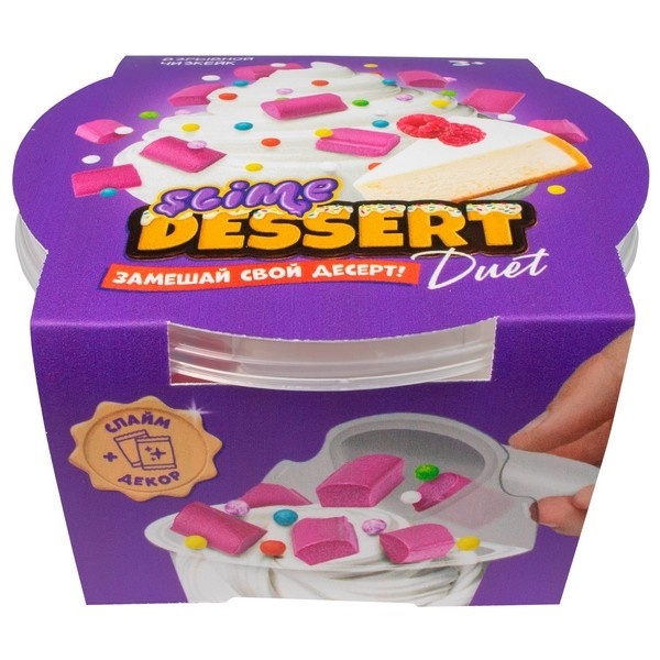Игрушка для детей модели Slime Slime dessert Duet взрывной чизкейк
