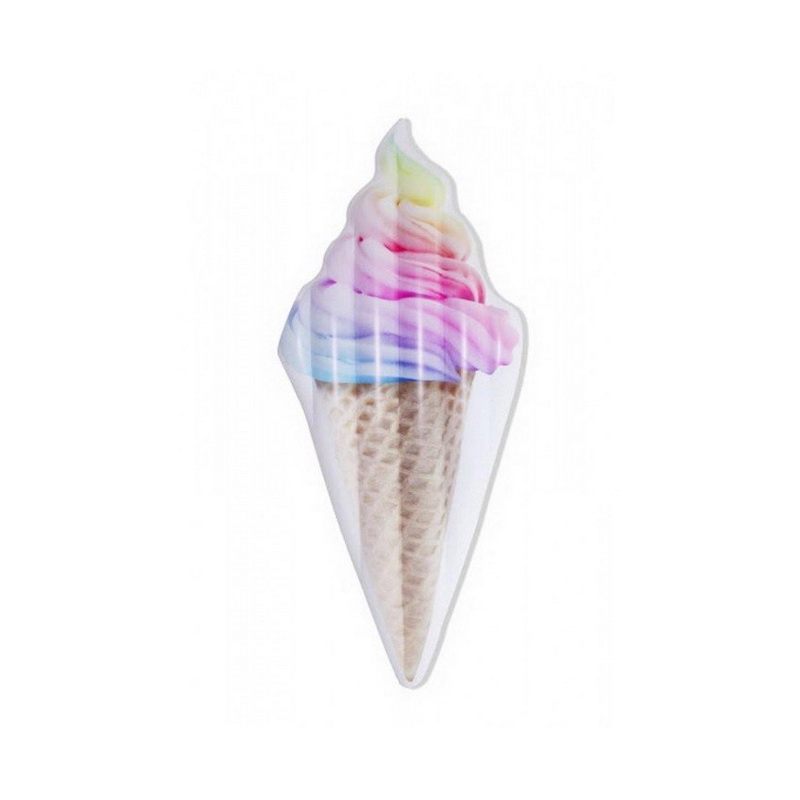 Матрац надувной в виде разноцветного мороженого