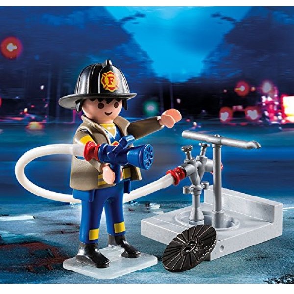 Экстра-набор Playmobil Пожарник с гидрантом