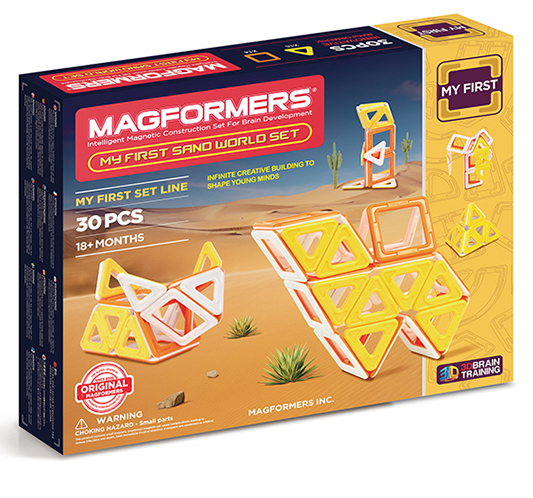Магнитный конструктор Magformers My First Sand World Set 30 элементов