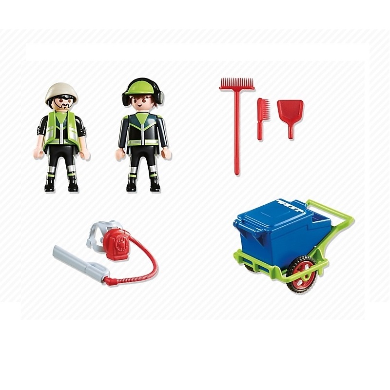 Игровой набор Команда по уборке улиц города Playmobil Городские службы