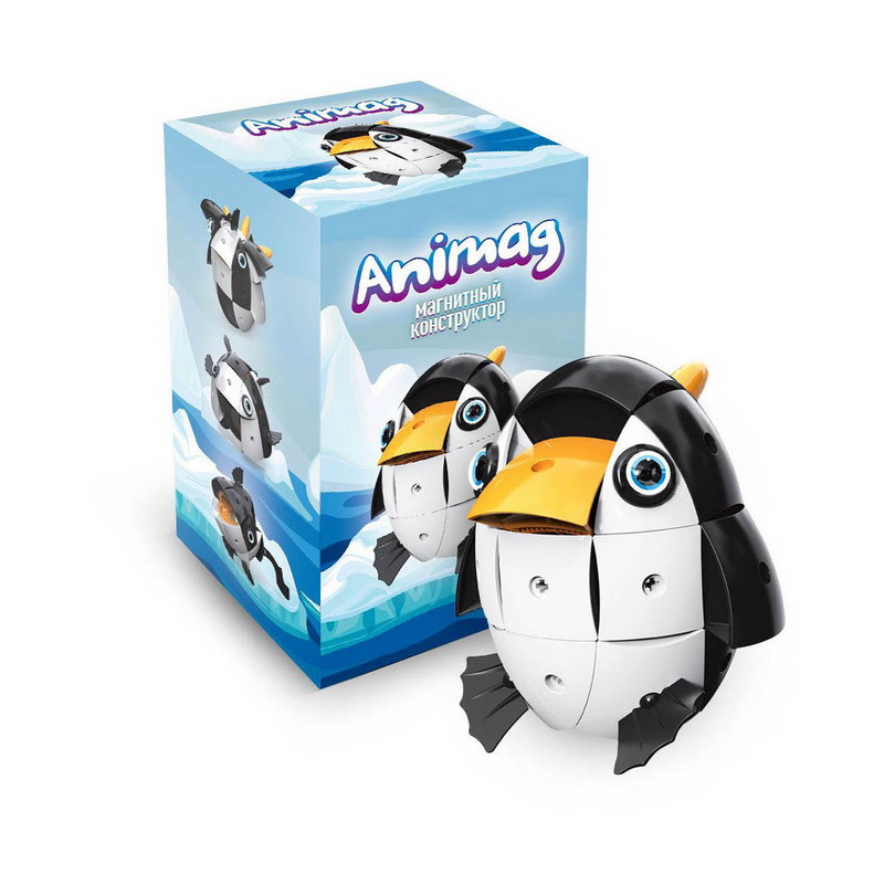 Конструктор детский магнитный Animag Пингвин