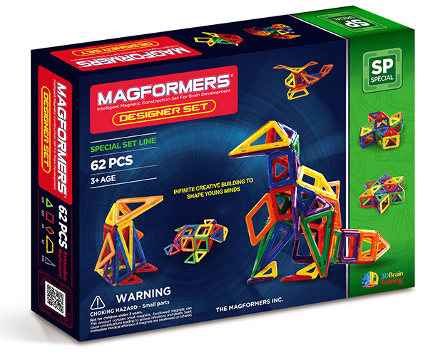 Магнитный конструктор Magformers Designer Set 62 элемента