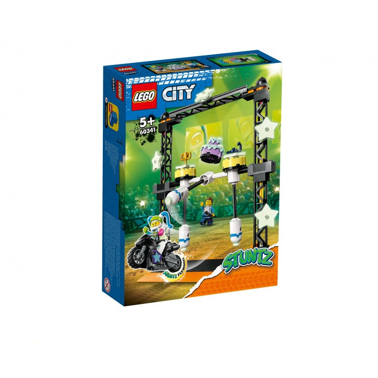 Конструктор LEGO City Stuntz Трюковое испытание Нокдаун The Knockdown Stunt Challenge 117 деталей