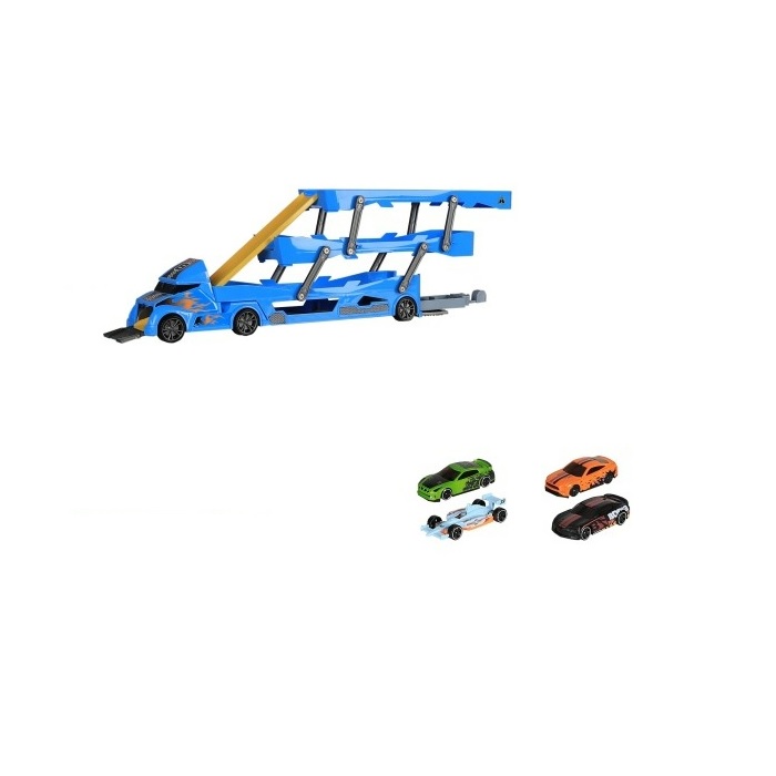 Игровой набор Автовоз Autochamp с машинками голубой