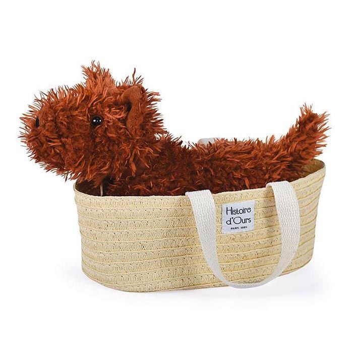 Мягкая игрушка Собака Doudou Histoire d'Ours Dog Fox коричневая 30 см