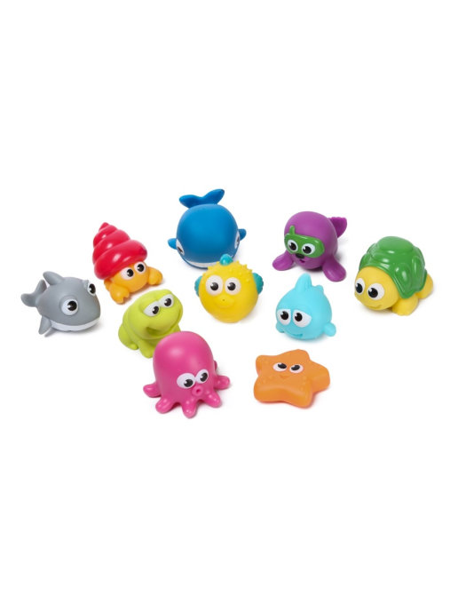 Набор игрушек для ванны Морские друзья WinFun Плескайся и брызгай