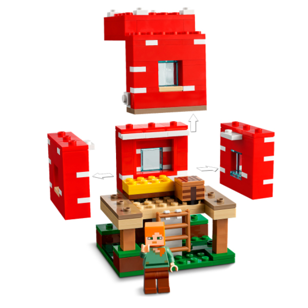 Конструктор LEGO Minecraft Грибной дом 272 детали