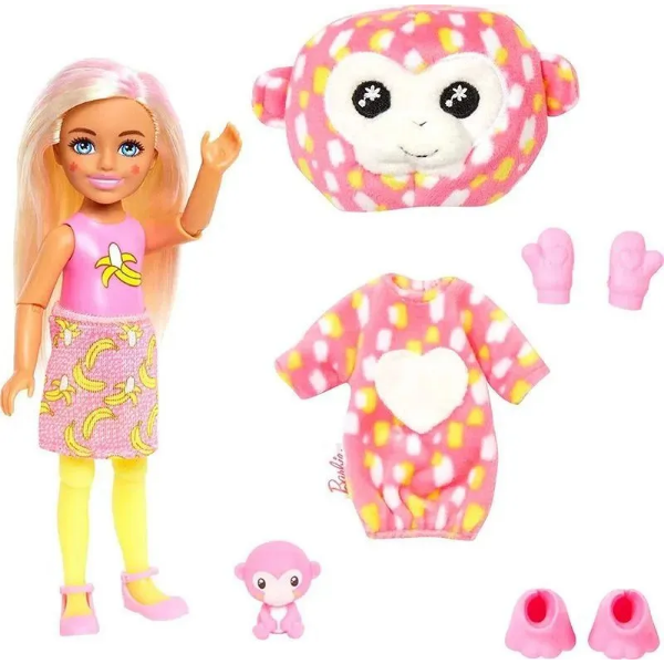 Кукла Barbie Челси Cutie Reveal Обезьянка 